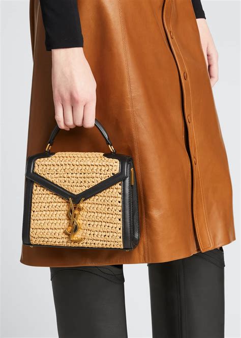 top handle ysl|ysl wicker bag.